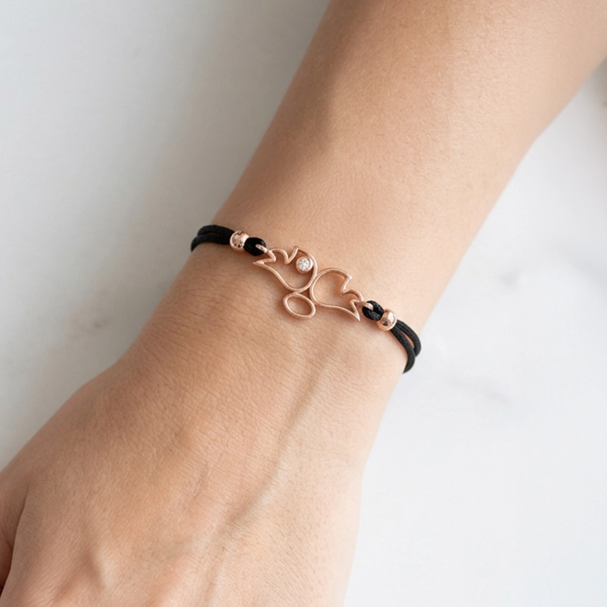 Tektaş Pırlantalı Melek Bileklik