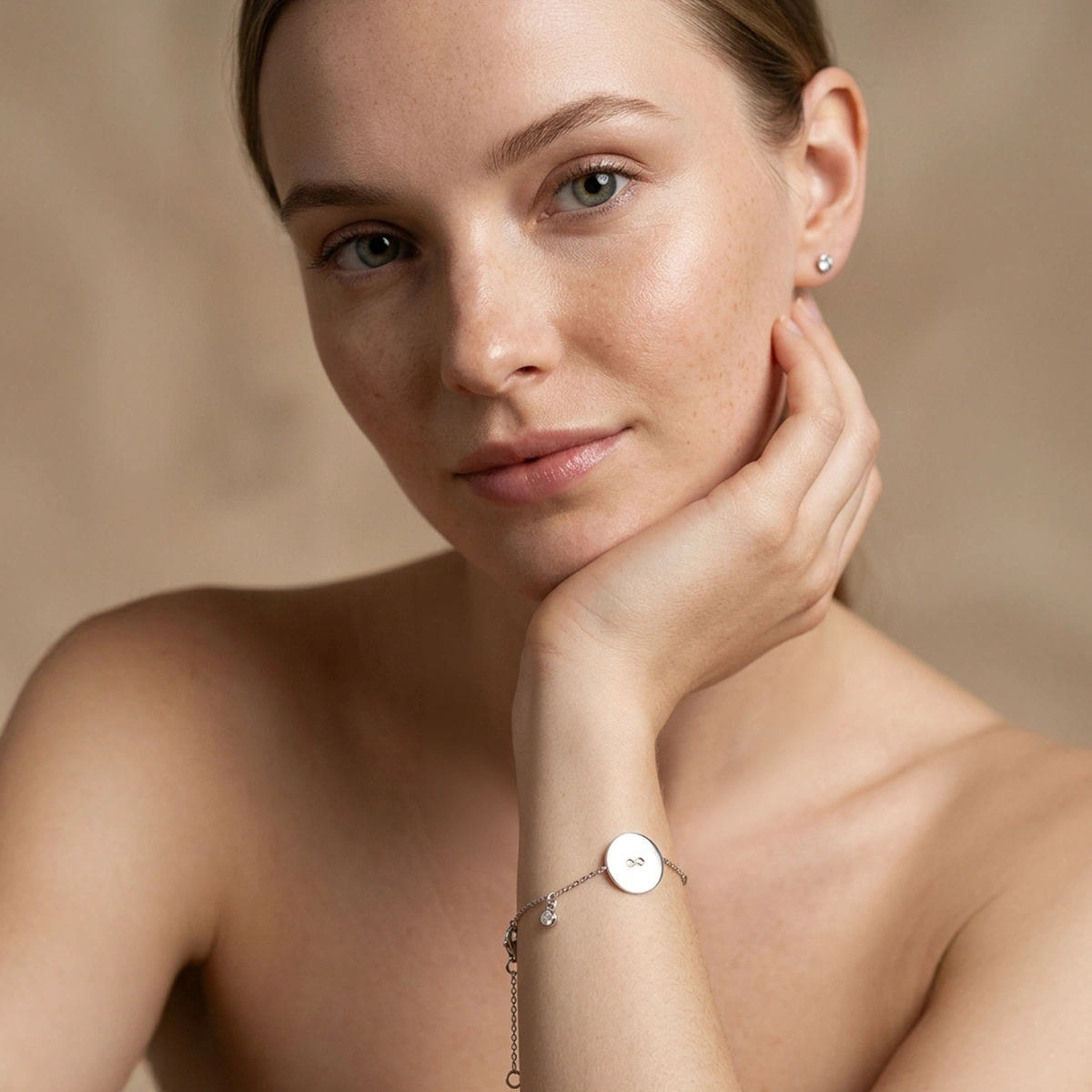 Yuvarlak Lazer Kesim Pırlanta Bileklik