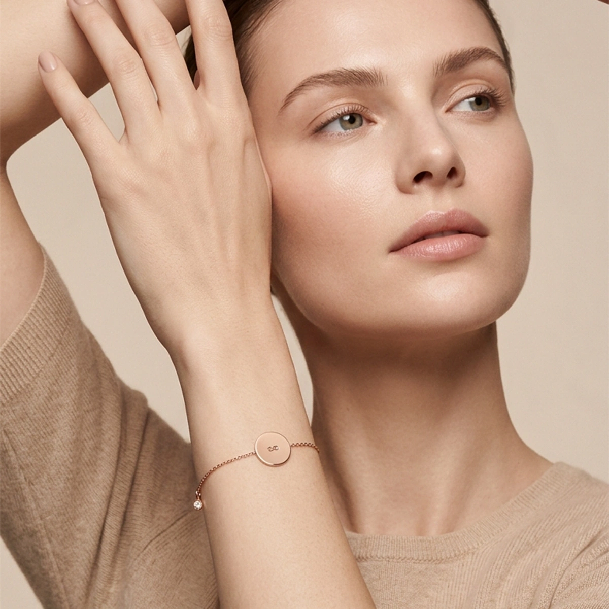 Yuvarlak Lazer Kesim Pırlanta Bileklik