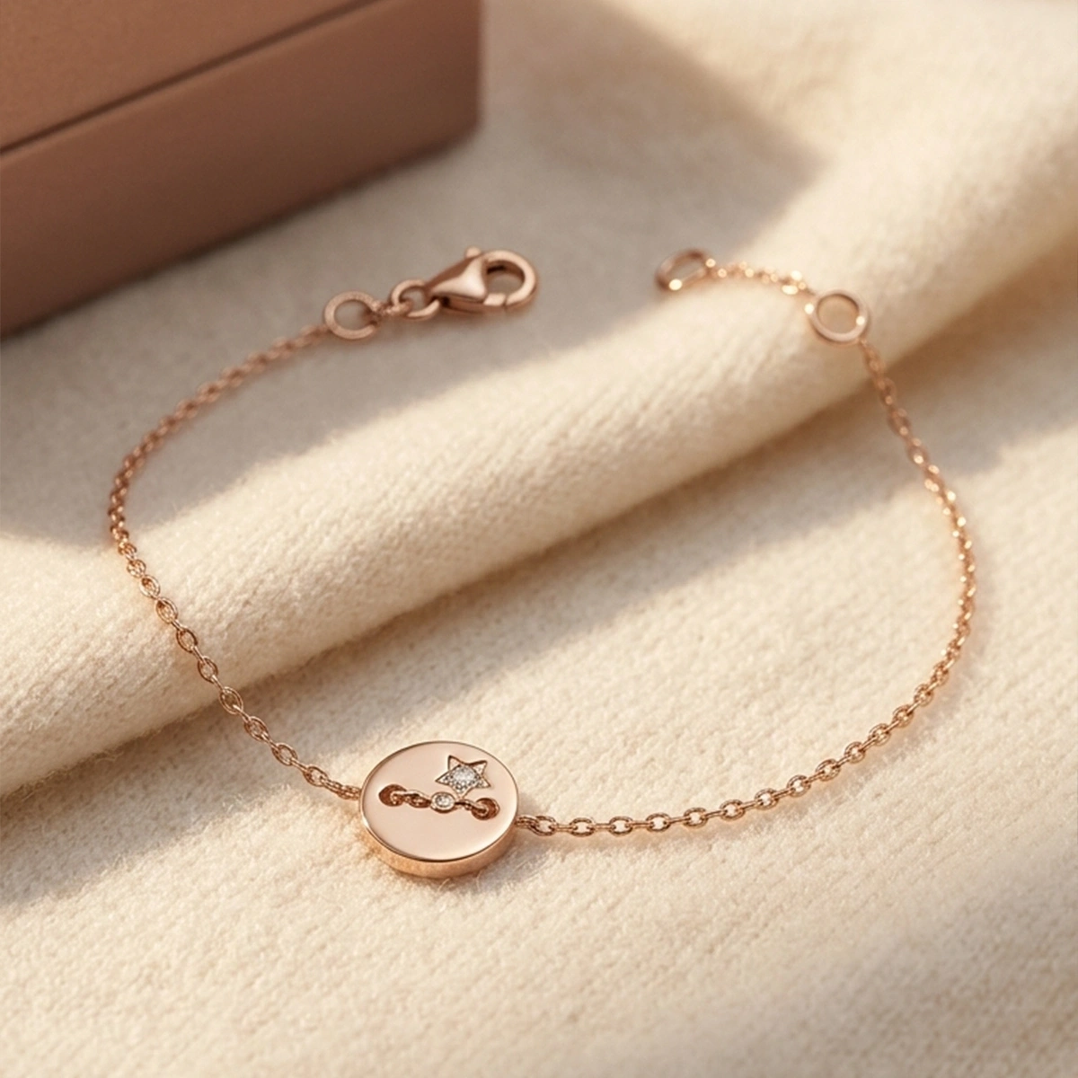 Yıldızlı Pırlanta Bileklik