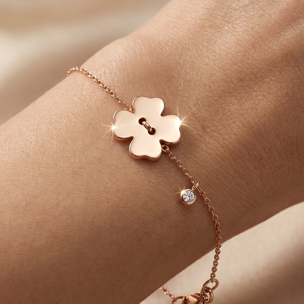 Yonca Pırlanta Bileklik