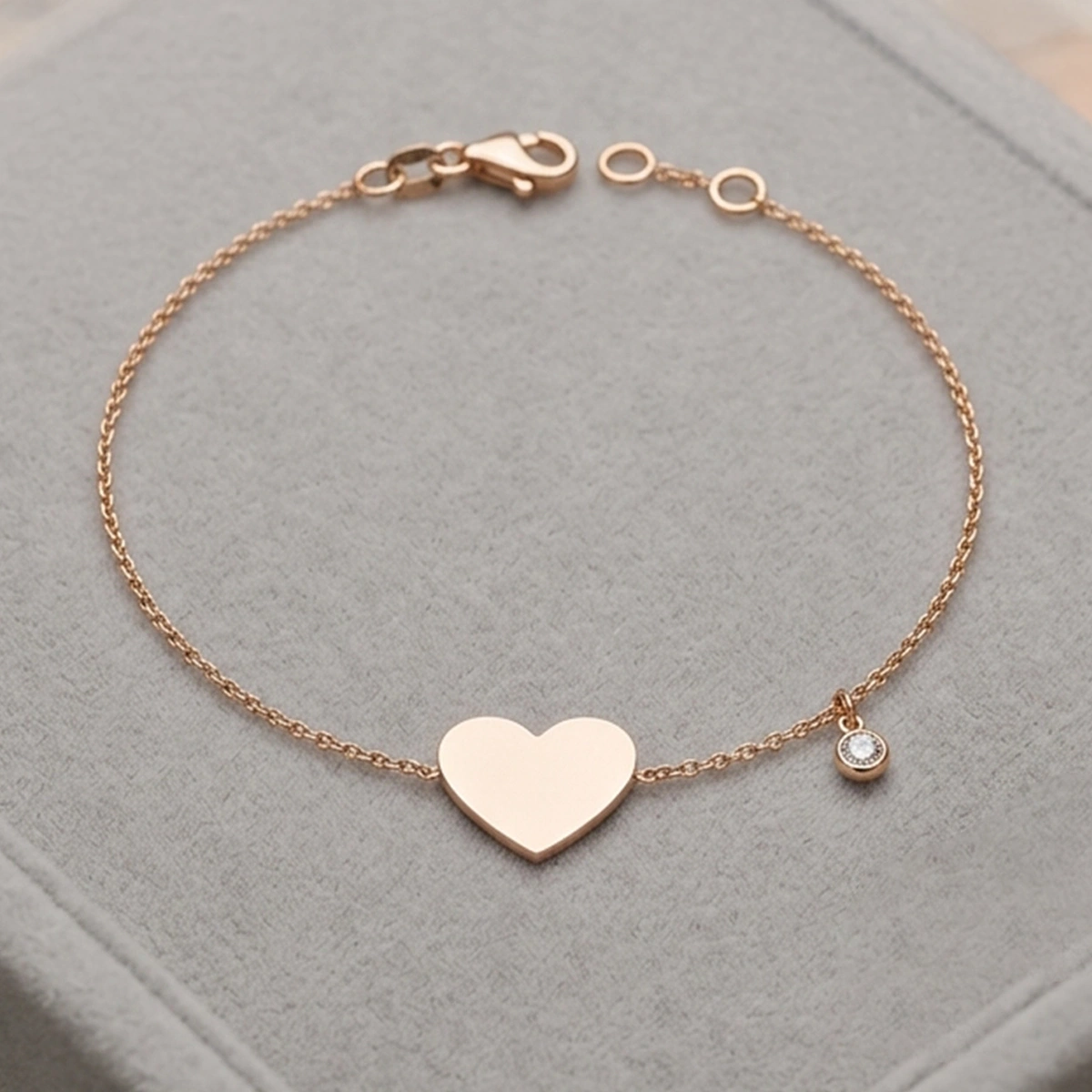 Heart Diamond Bracelet