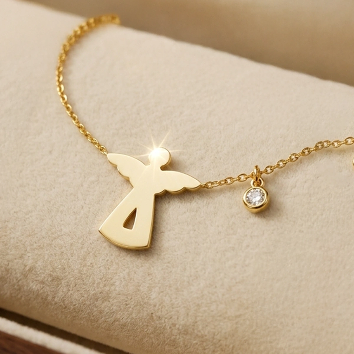 Guardian Angel Diamond Bracelet