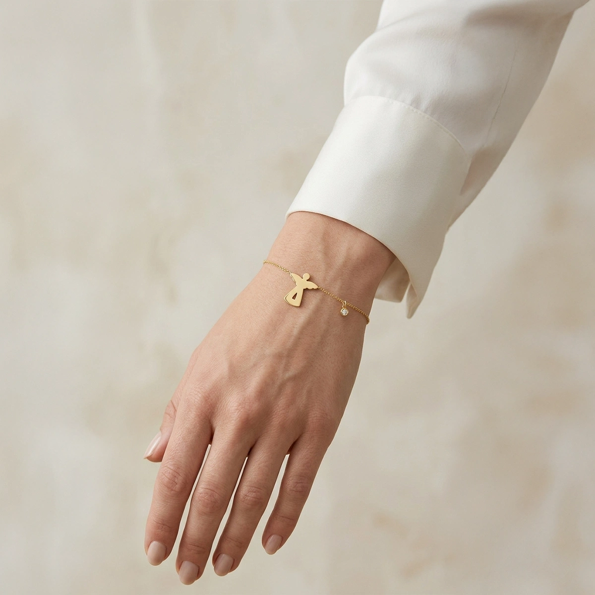 Guardian Angel Diamond Bracelet