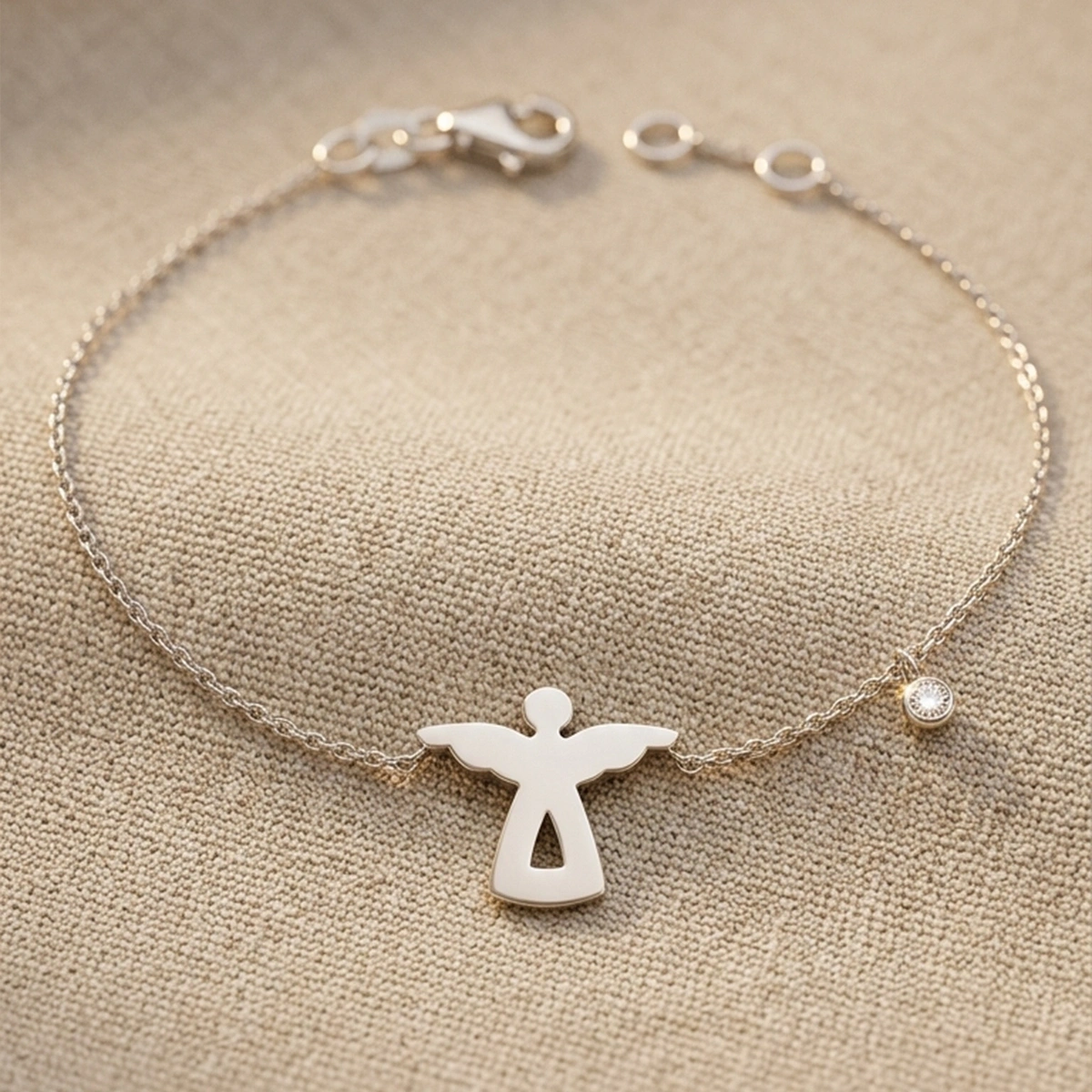 Guardian Angel Diamond Bracelet