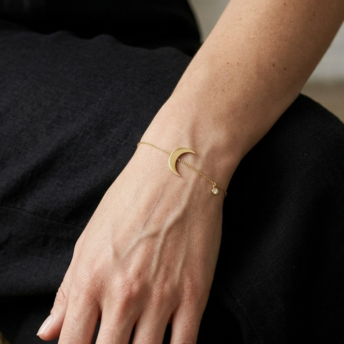 New Moon Diamond Bracelet