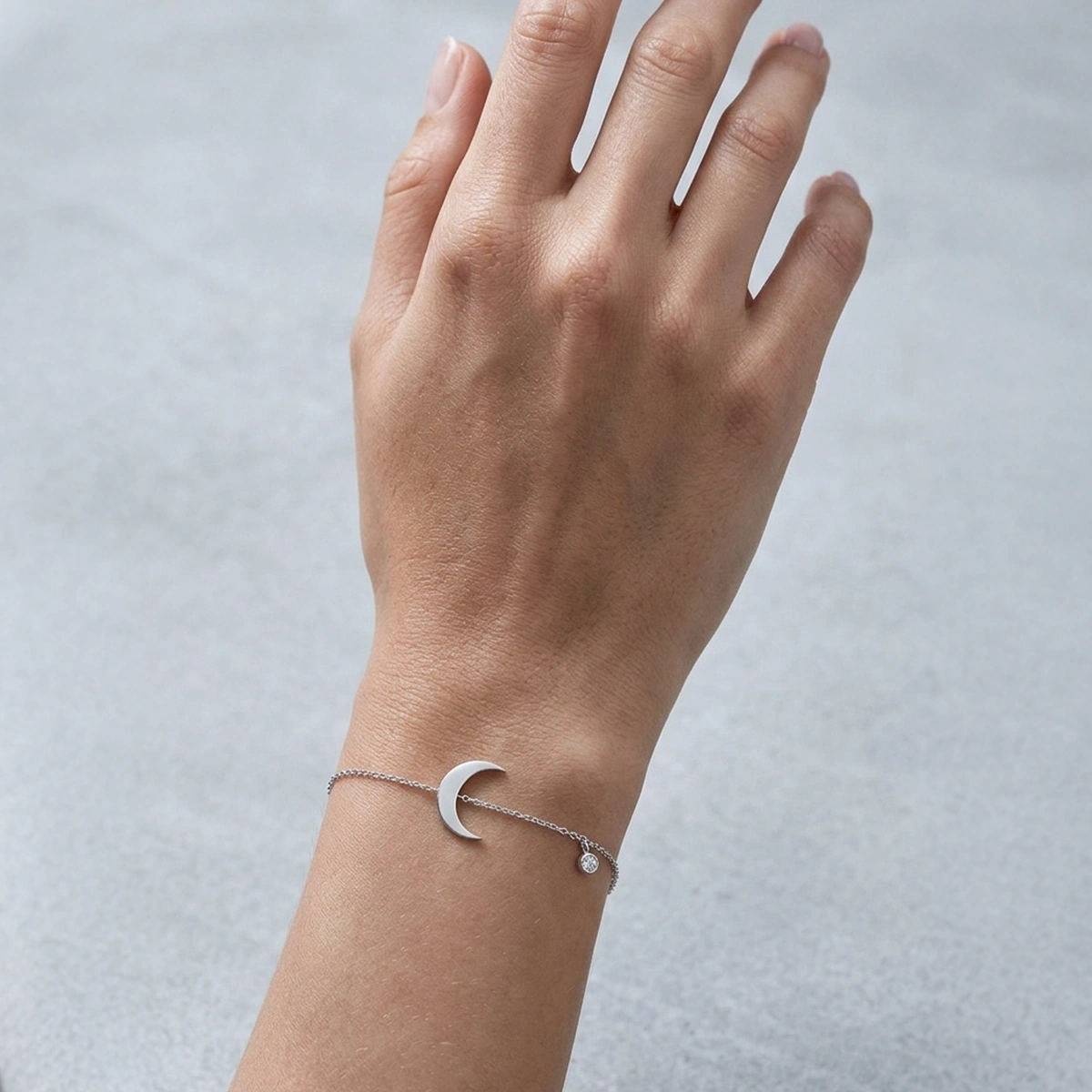 New Moon Diamond Bracelet