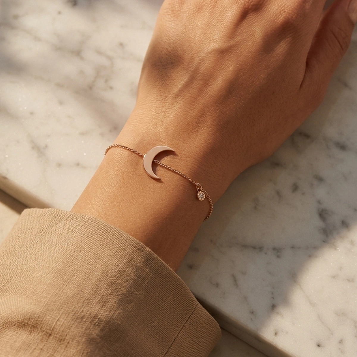 New Moon Diamond Bracelet