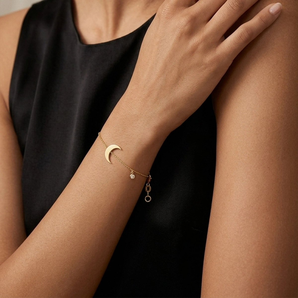 New Moon Diamond Bracelet