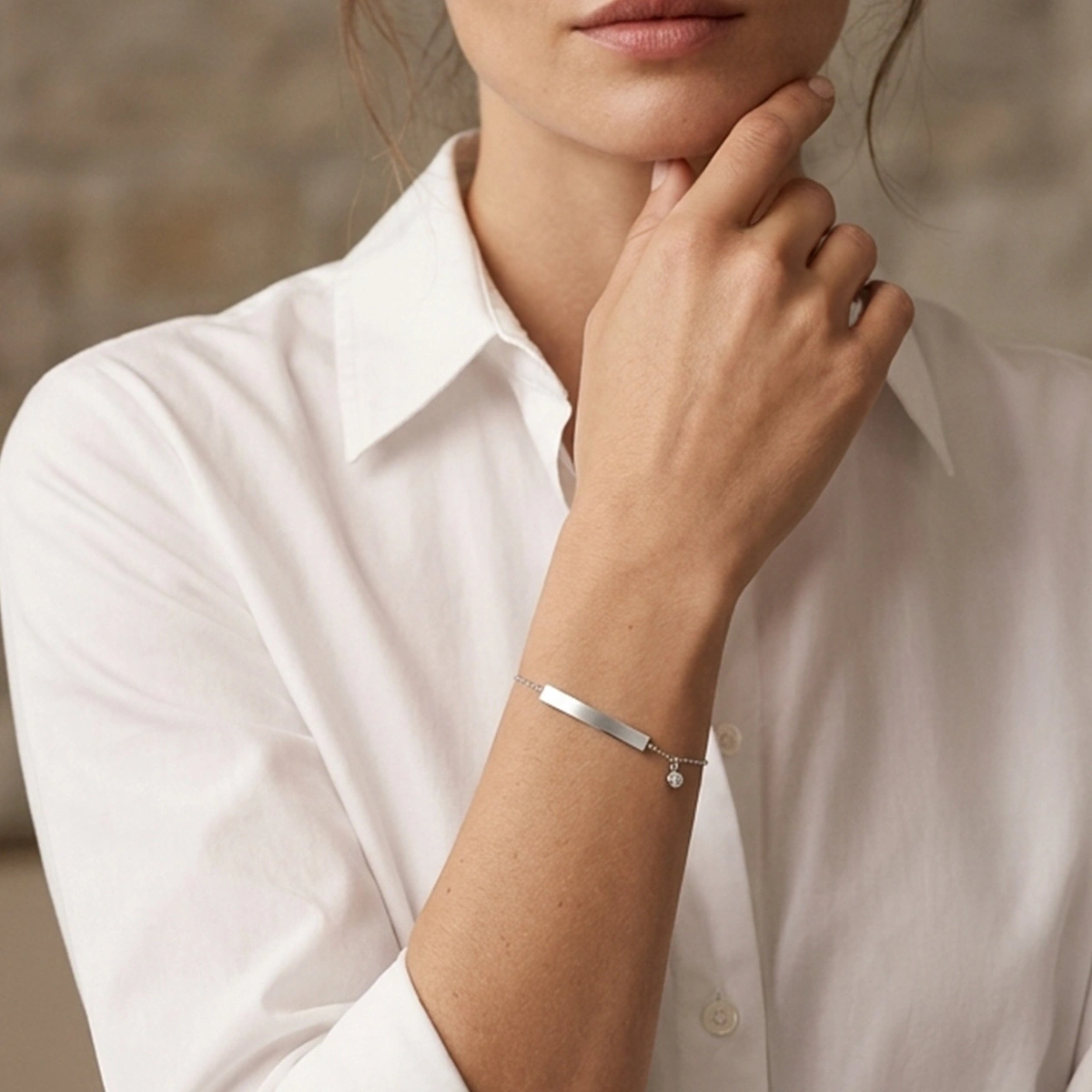 Citation Diamond Bracelet