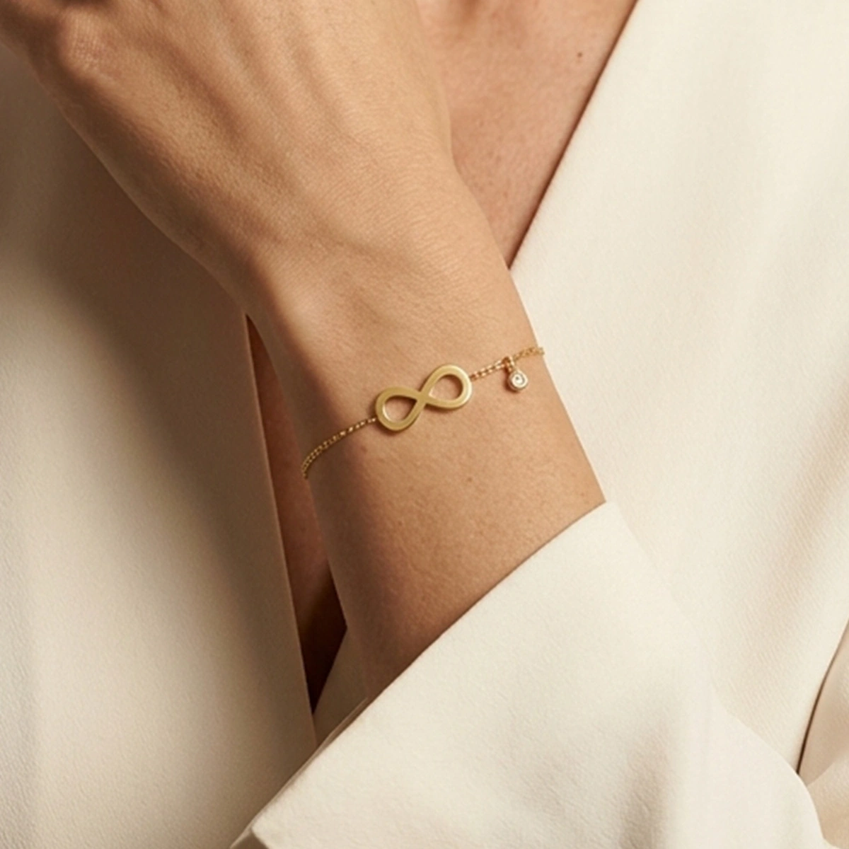 Unendlichkeits Diamant Armband