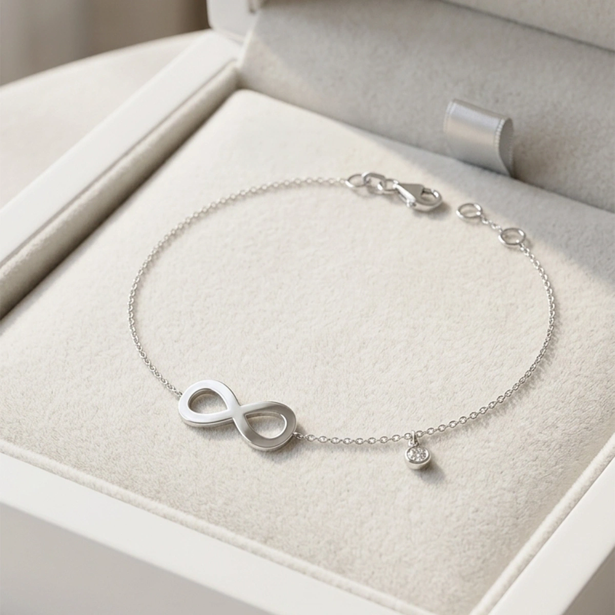 Unendlichkeits Diamant Armband