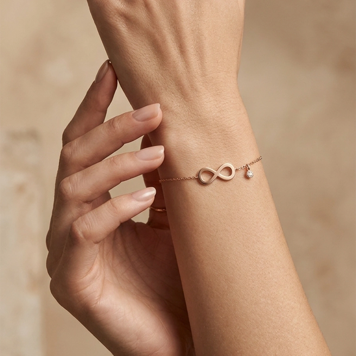 Unendlichkeits Diamant Armband