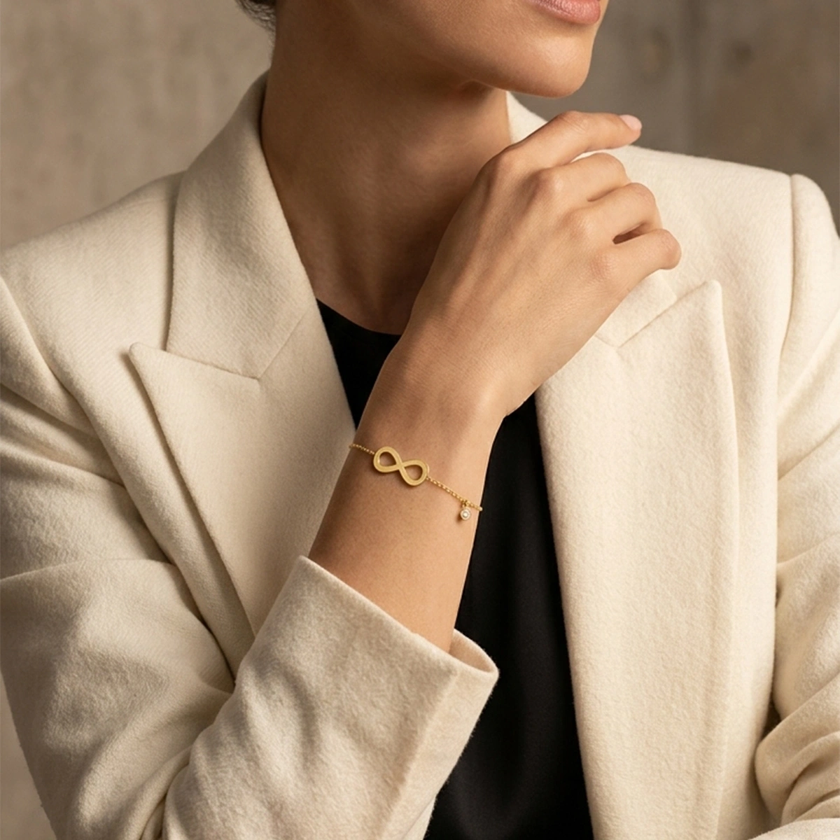 Unendlichkeits Diamant Armband