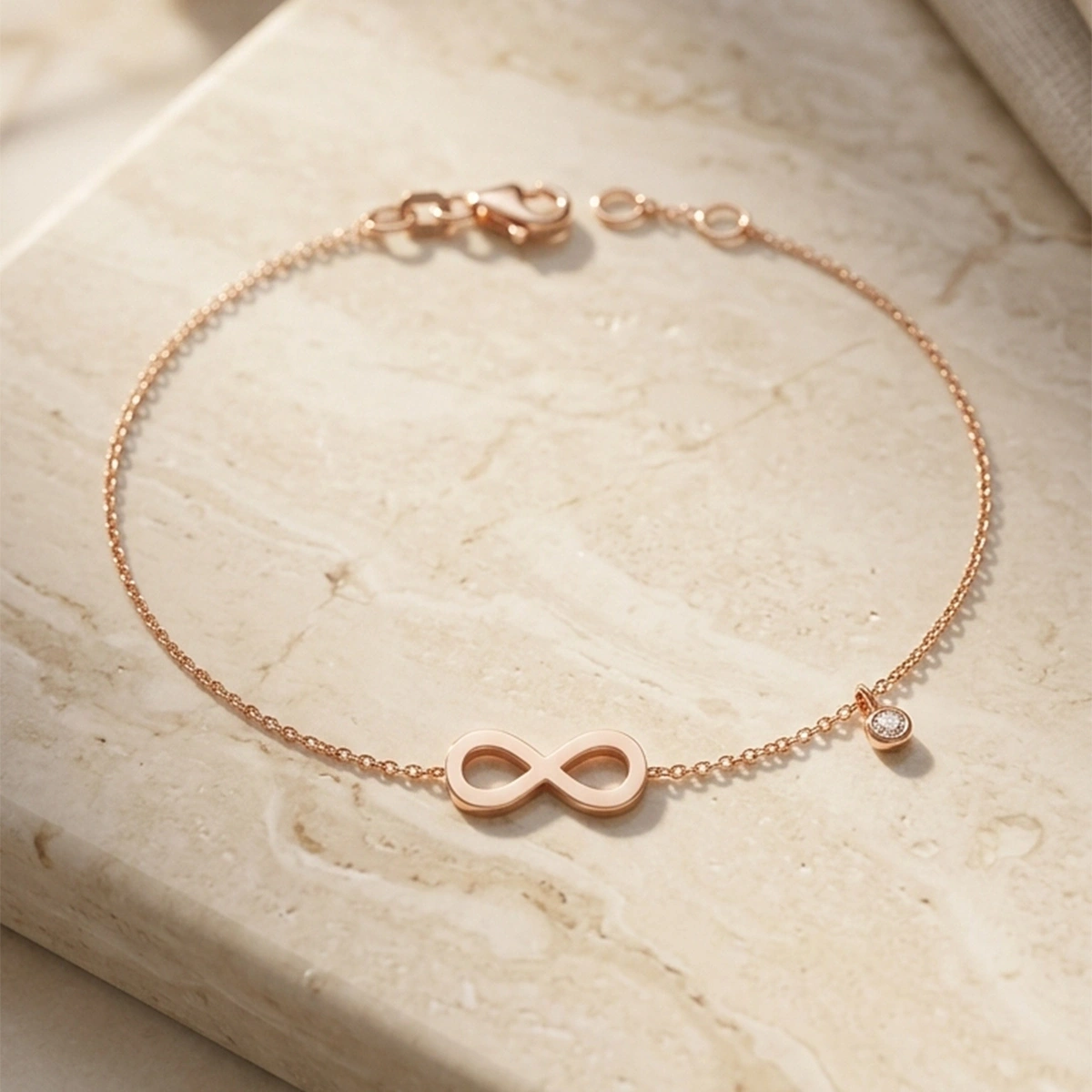 Unendlichkeits Diamant Armband