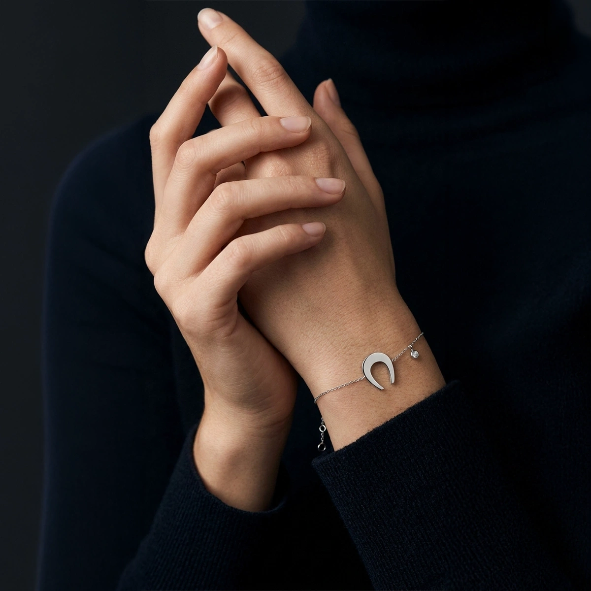 Hufeisen Glücks Diamant Armband