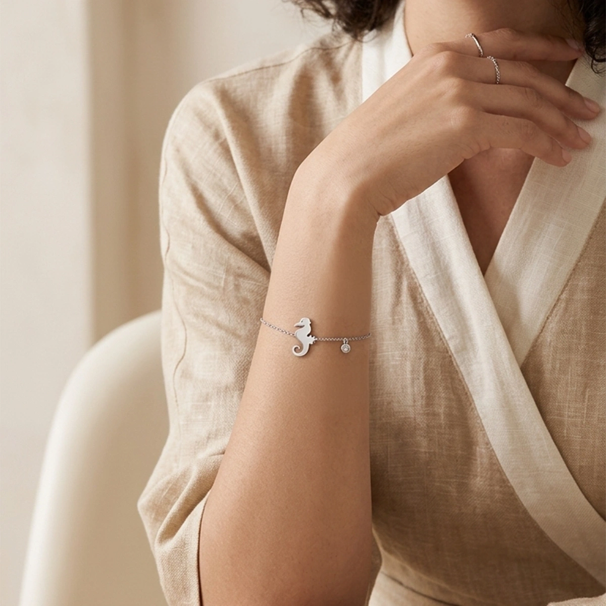 Sea Horse Diamond Bracelet