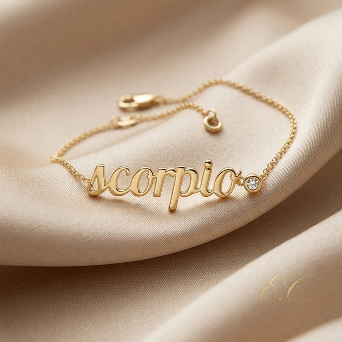 Scorpio Zodiac Diamond Bracelet
