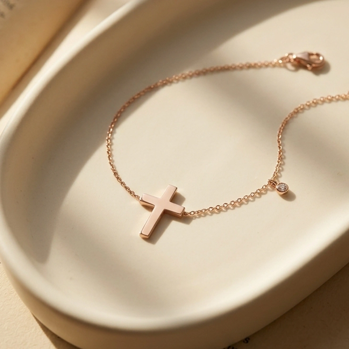 Kreuz Diamant Armband