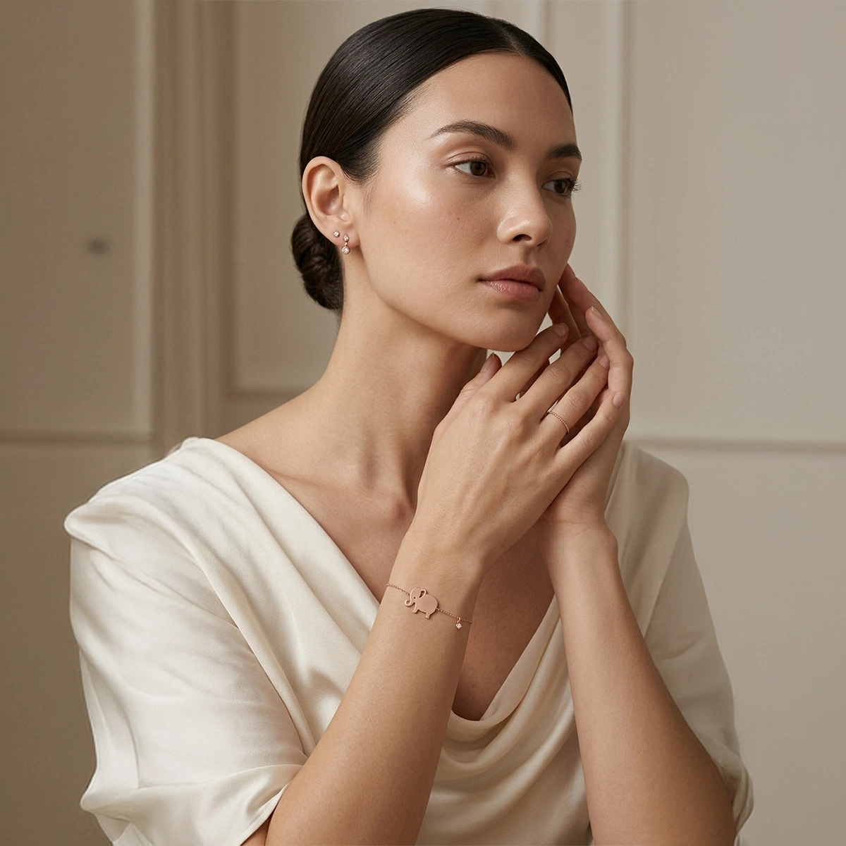 Elephant Diamond Bracelet