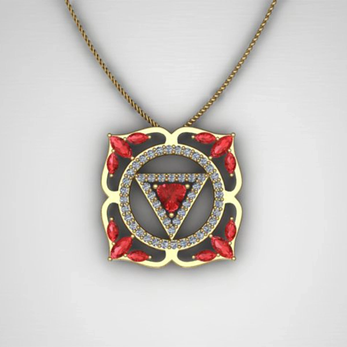 Kök Çakra Altın Kolye