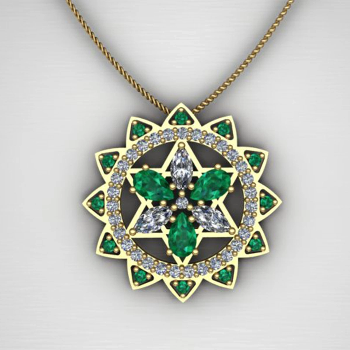 Kalp Çakrası Altın Kolye