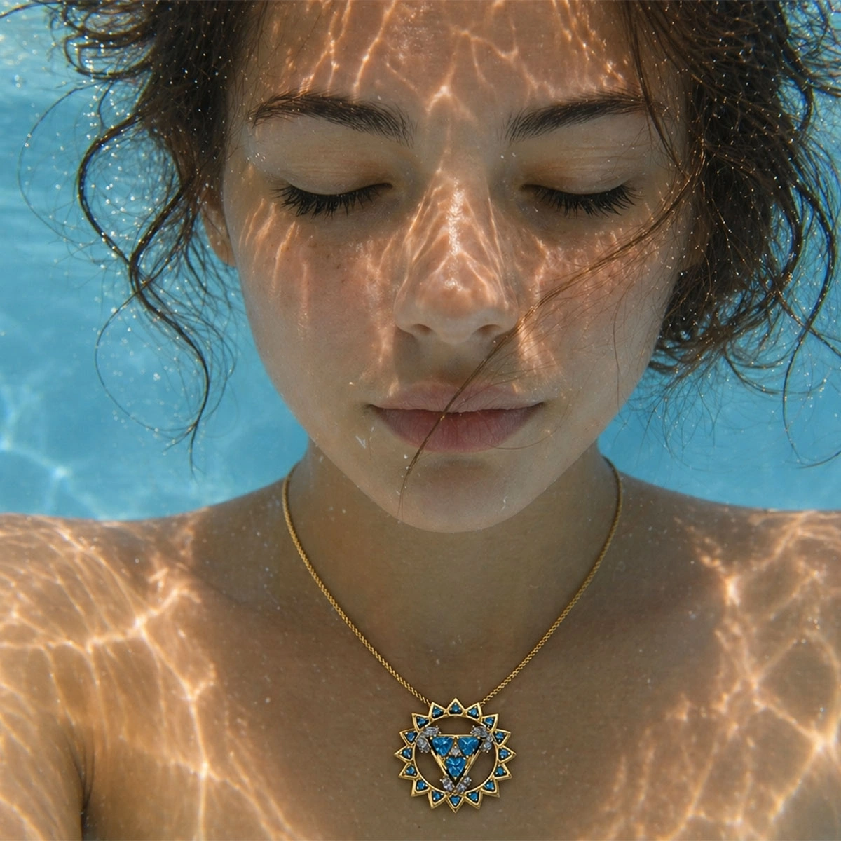 Boğaz Çakrası Altın Kolye