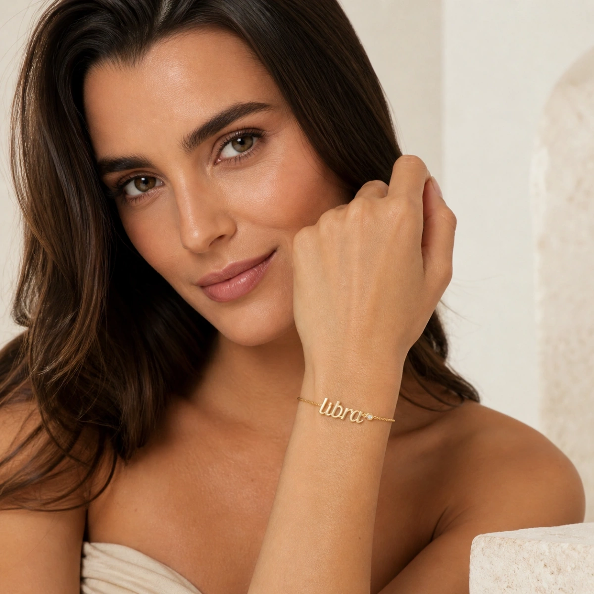 Terazi Burcu Zodiac Pırlanta Bileklik
