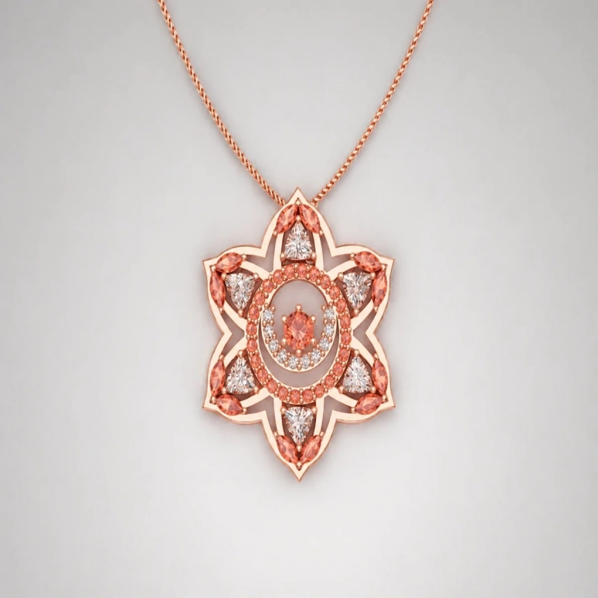 Sacral Star Chakra Gold Necklace