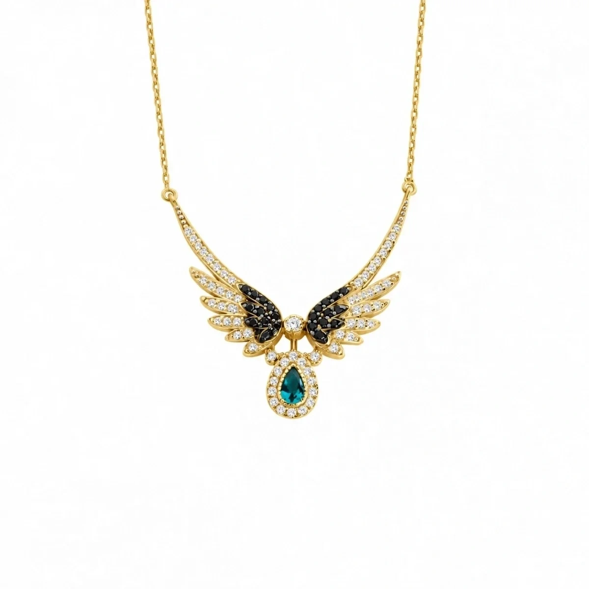 Stone Wing Necklace