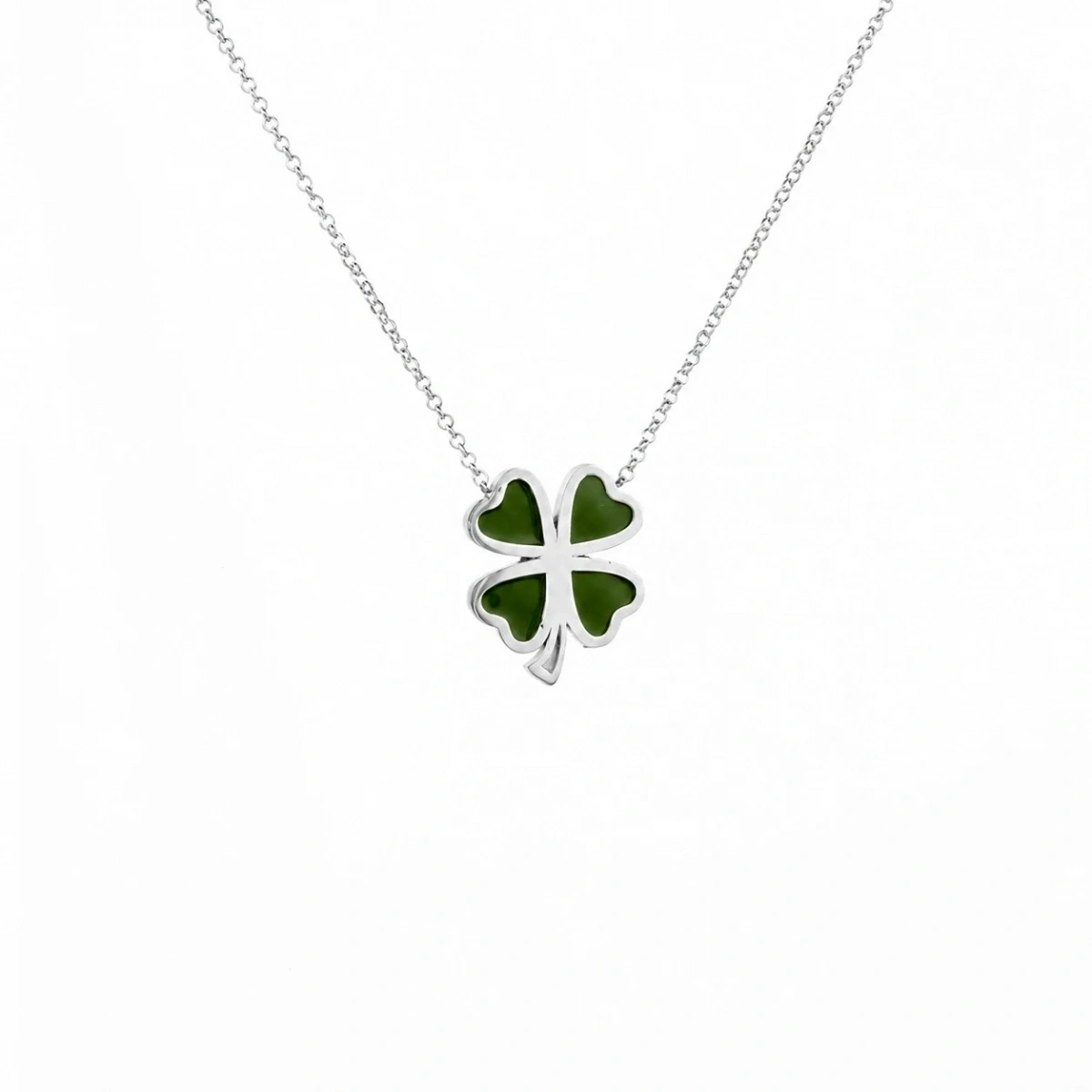 Enamel Clover Luck Necklace
