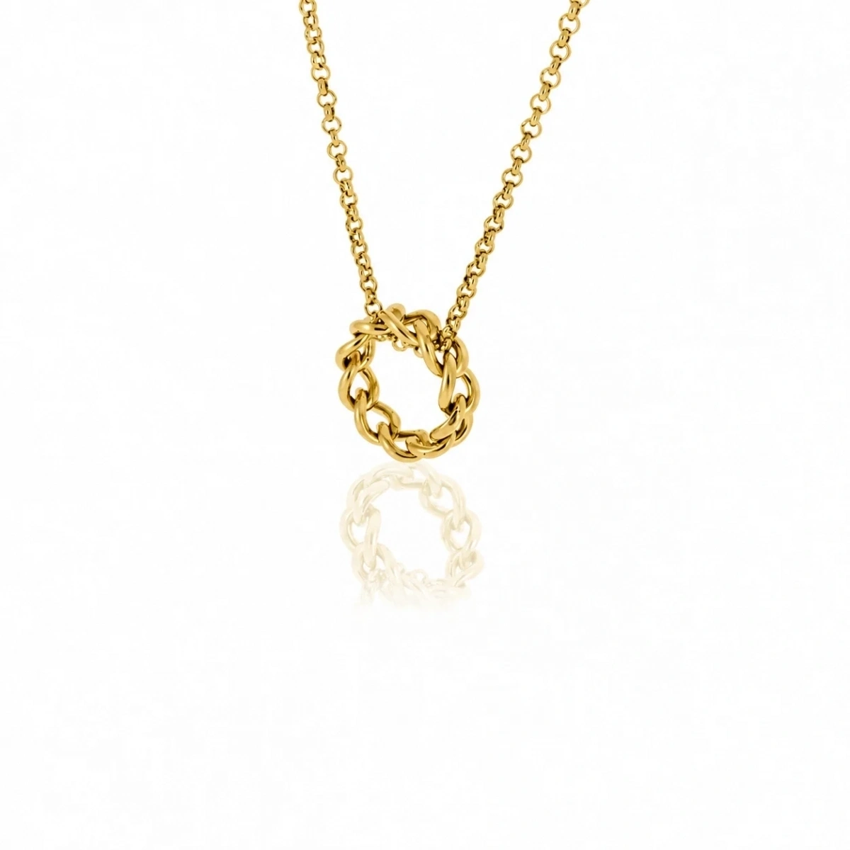 Ring Of Luck Silber Unisex Kettenkette