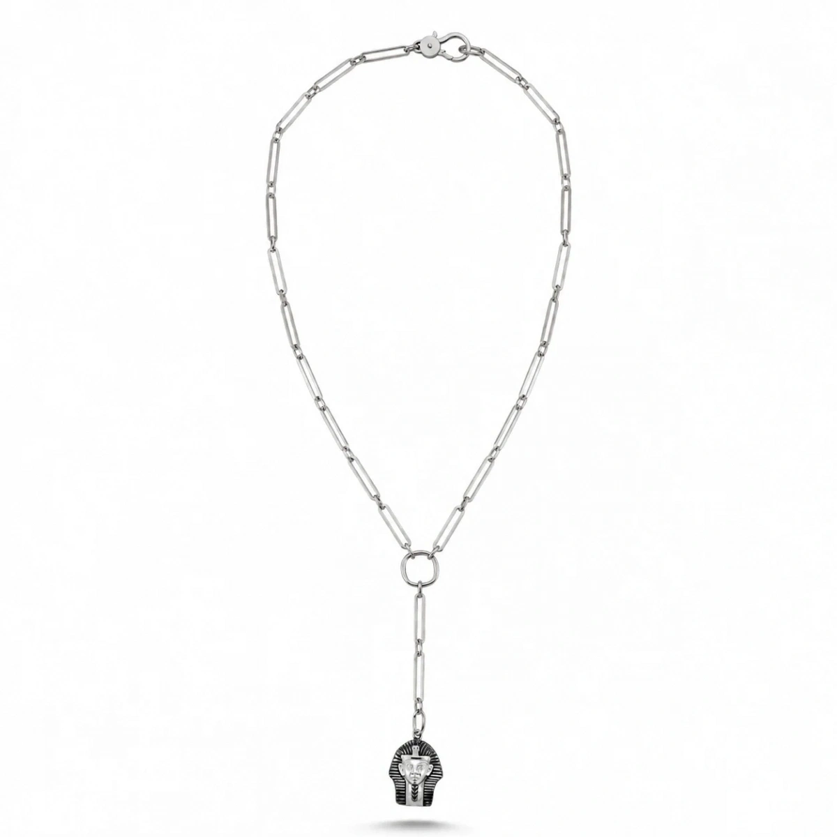 Modern Chain Egyptian Pharaoh Ramses Necklace