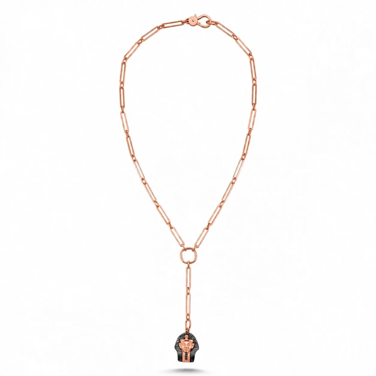 Modern Chain Egyptian Pharaoh Ramses Necklace