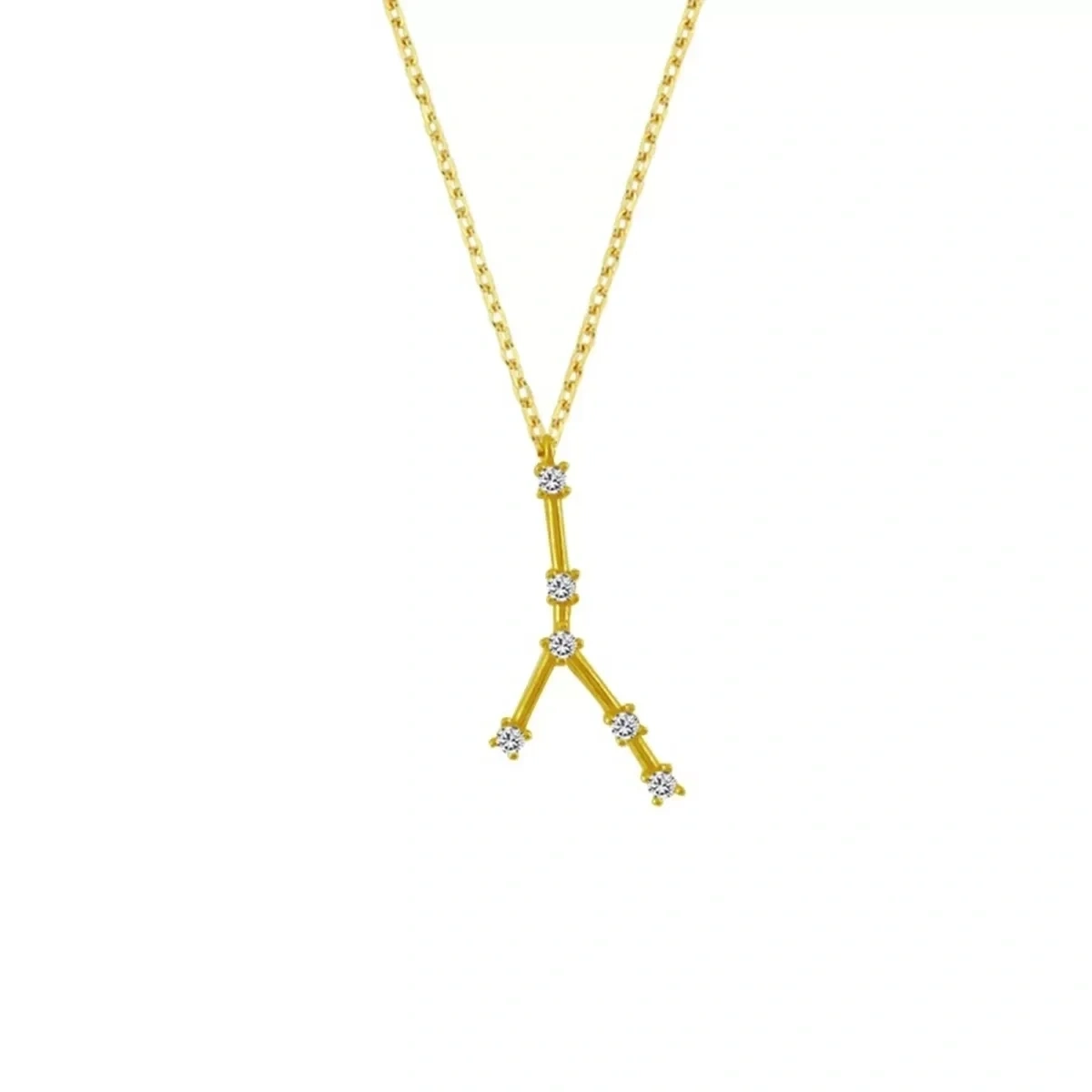 Star Map Cancer Zodiac Necklace
