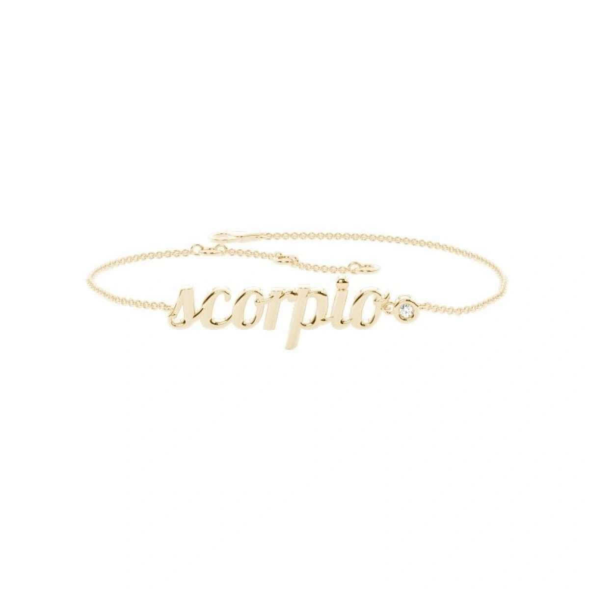 Akrep Burcu Zodiac Pırlanta Bileklik