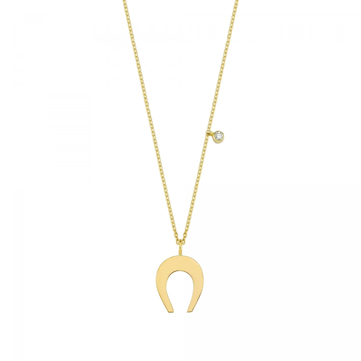 At Nalı Şans Pırlanta Kolye