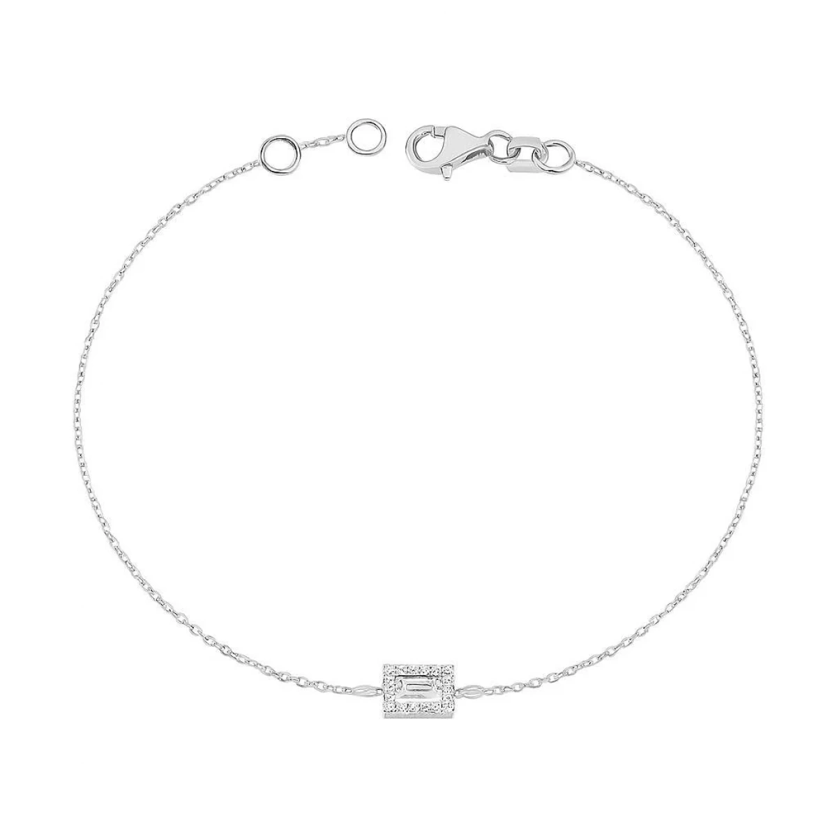 Baget Taşlı Altın Bileklik