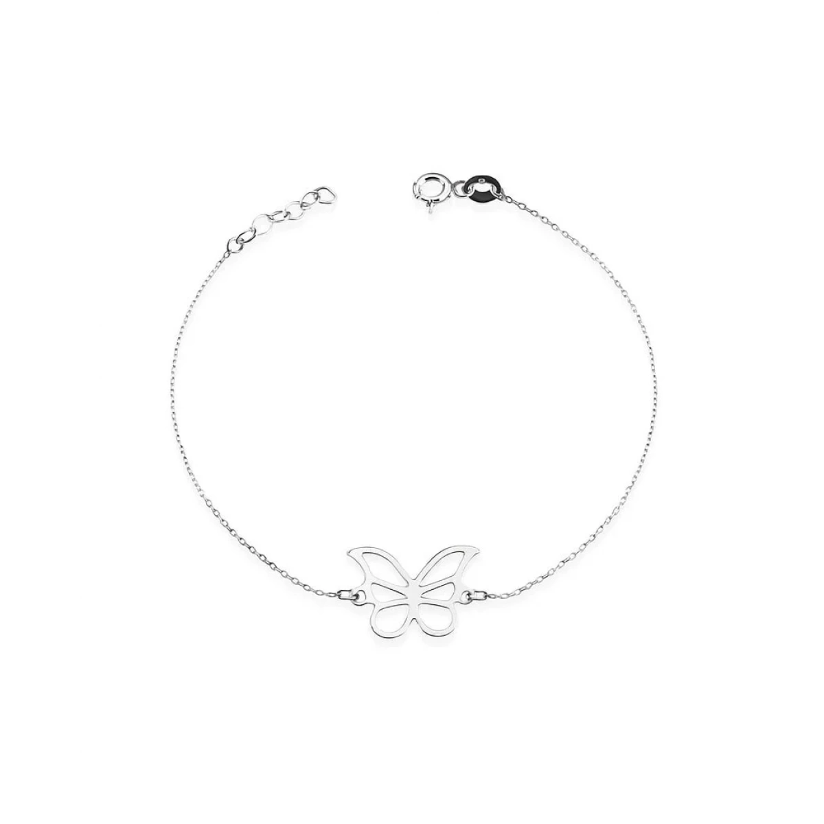 Bahar Kelebeği Plaka Altın Bileklik