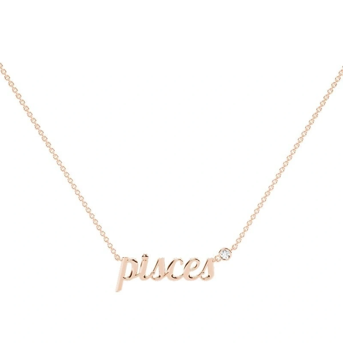 Balık Burcu Zodiac Pırlanta Kolye