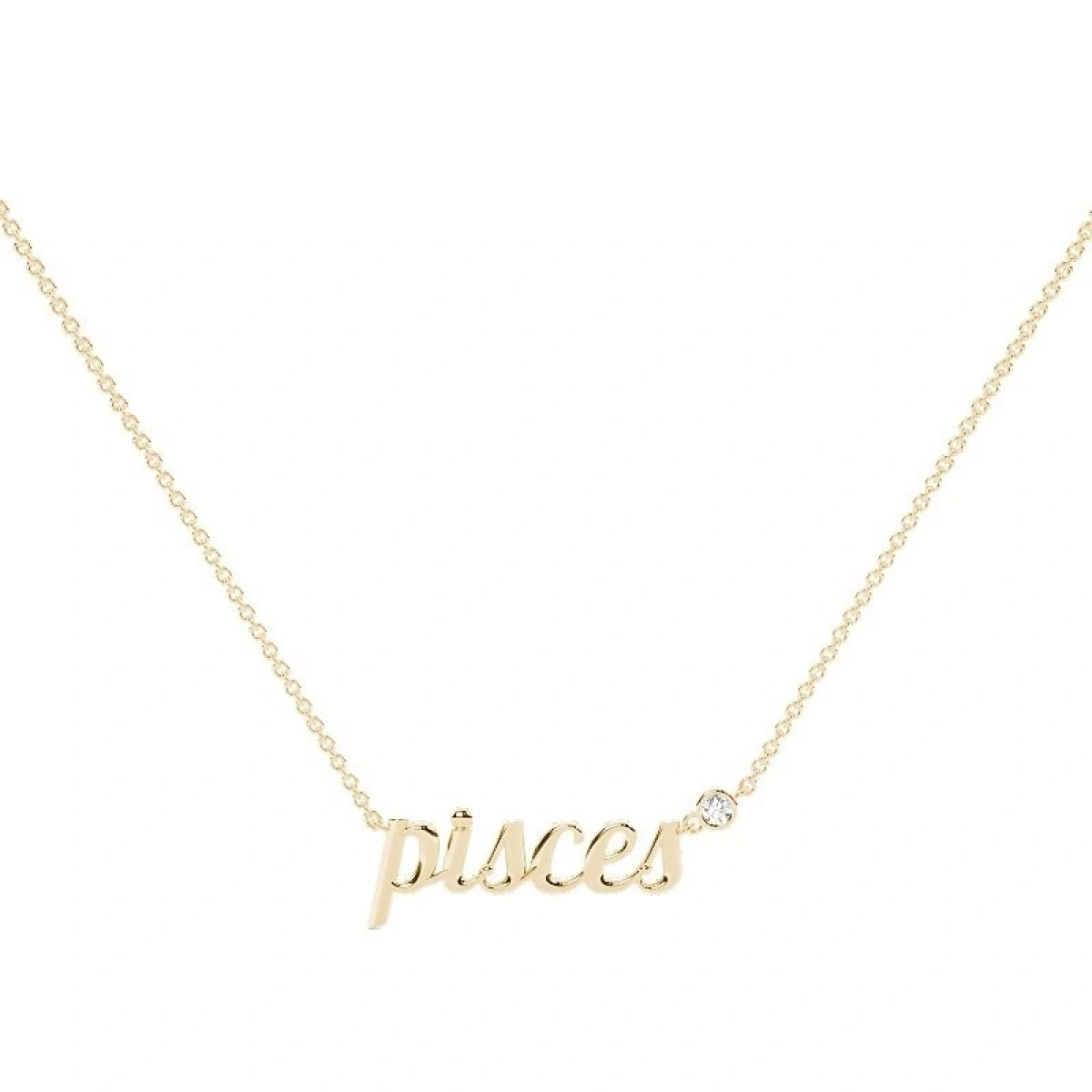 Balık Burcu Zodiac Pırlanta Kolye