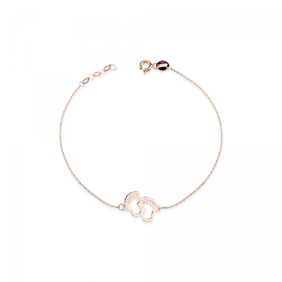 Bebeğimin İlk Adımları Plaka Altın Bileklik