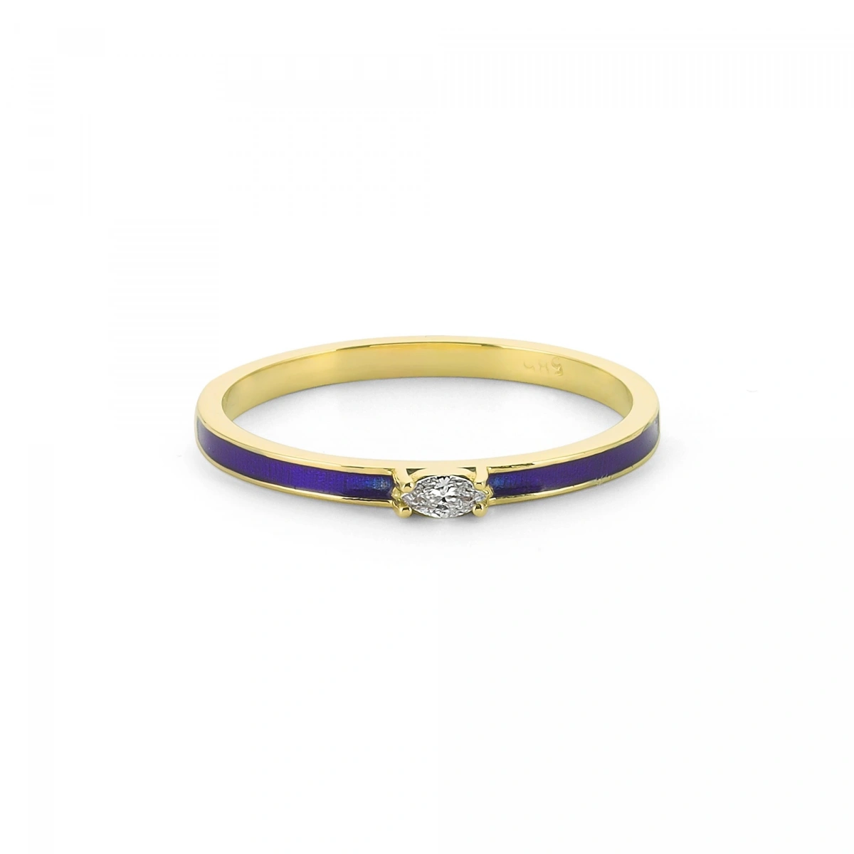 Candy Mineli Markiz Pırlanta Yüzük