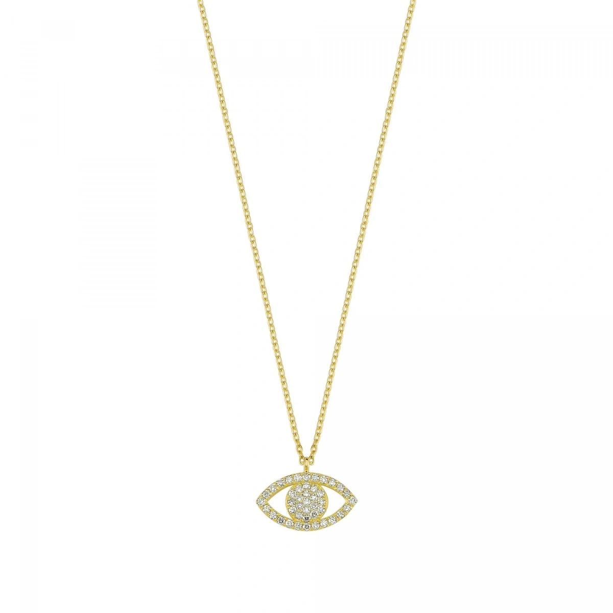 Göz Altın Kolye
