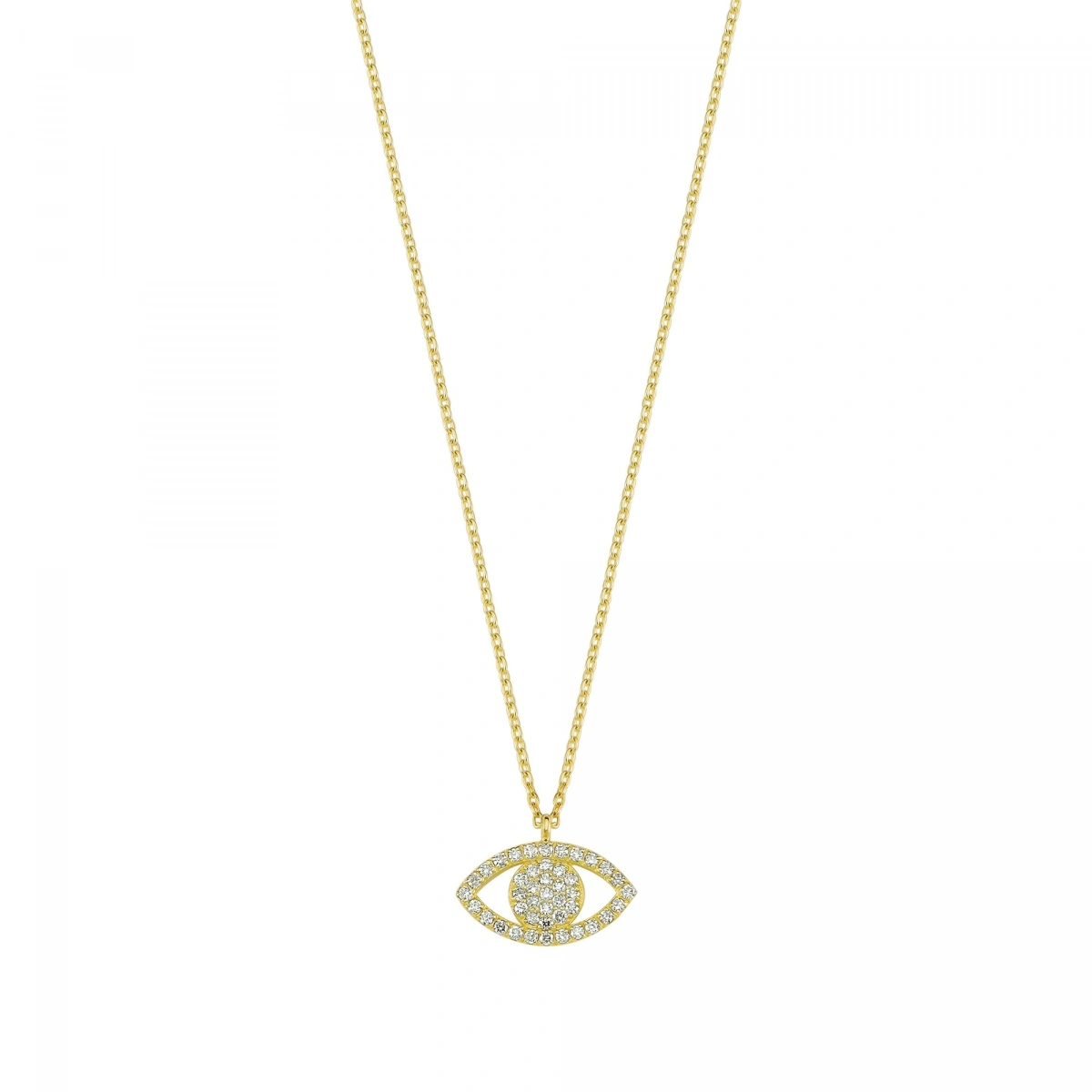 Göz Altın Kolye