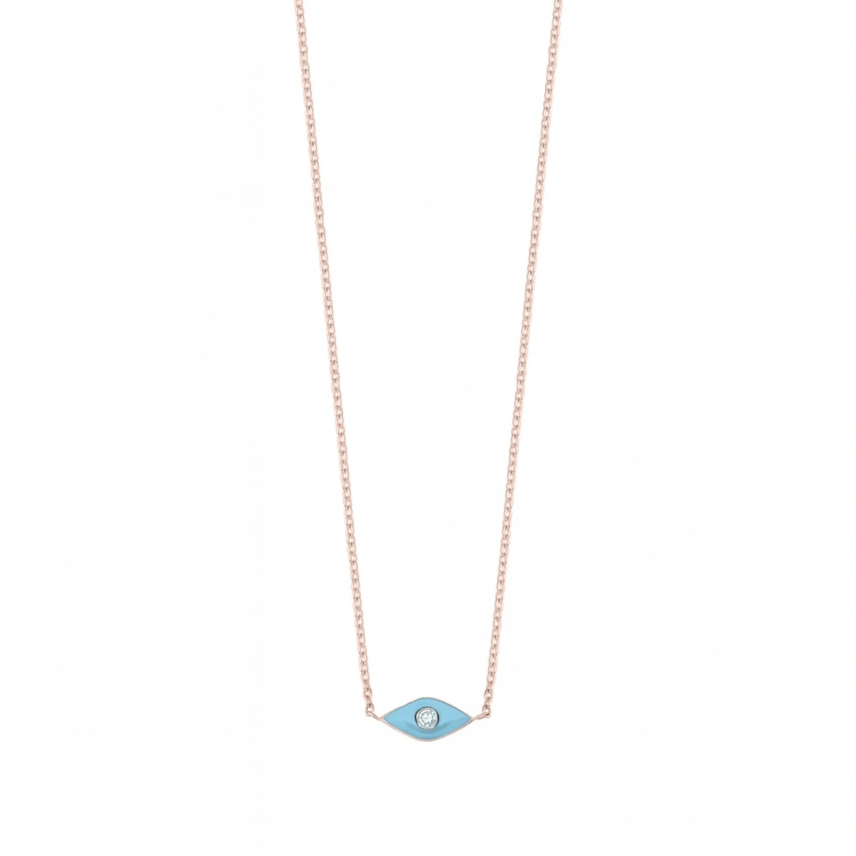 Göz Mineli Pırlanta Kolye