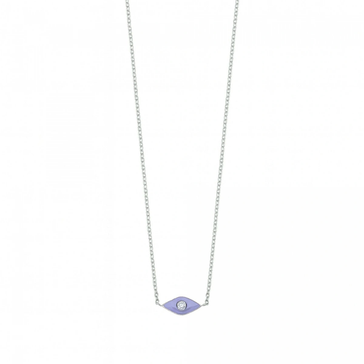 Göz Mineli Pırlanta Kolye