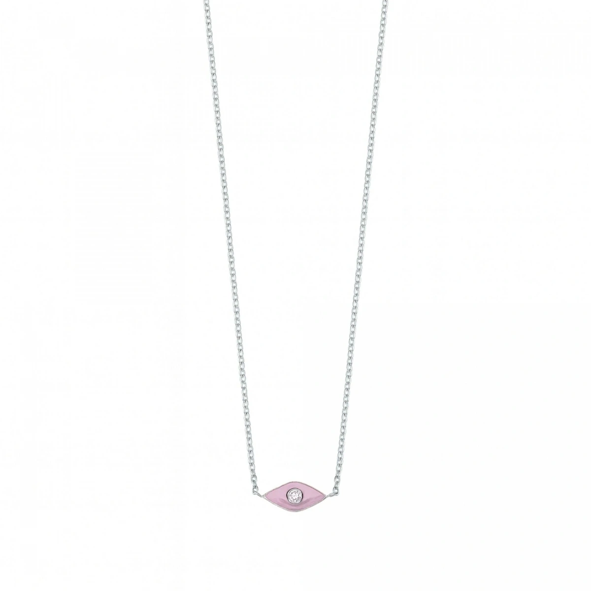 Göz Mineli Pırlanta Kolye