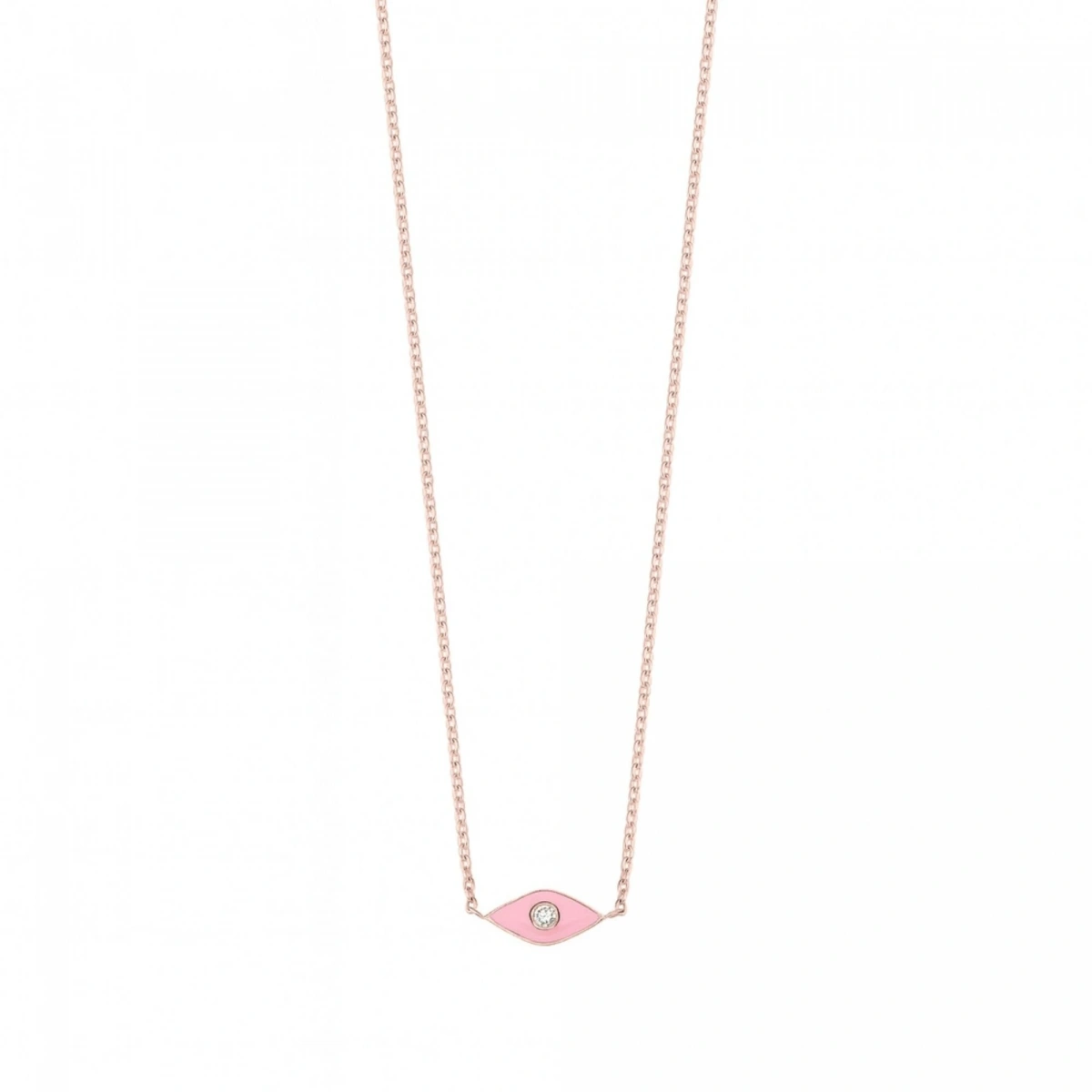 Göz Mineli Pırlanta Kolye