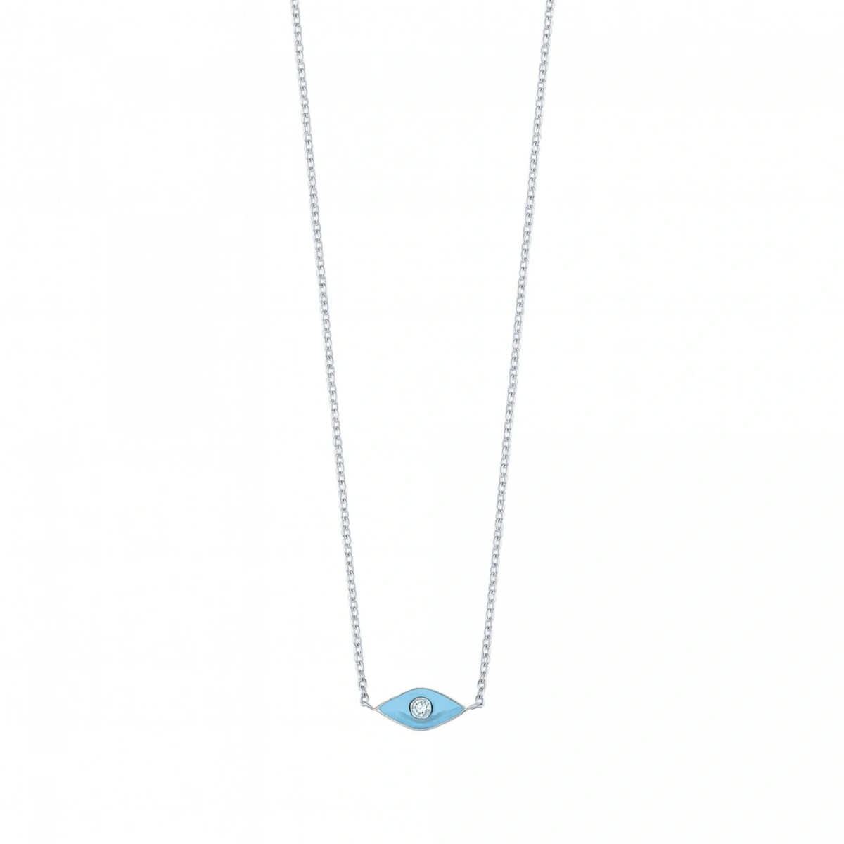 Göz Mineli Pırlanta Kolye